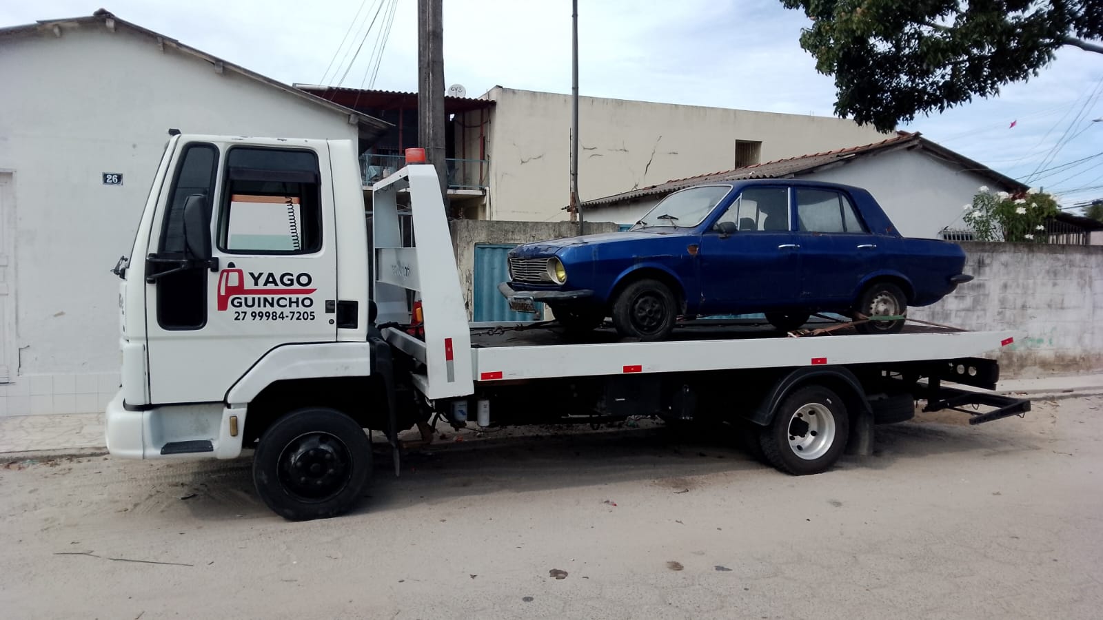 Transporte de carro antigo