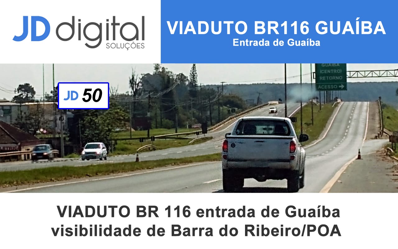 Visibilidade que gera resultado - outdoor 11 JD Digital Comunicação Guaíba