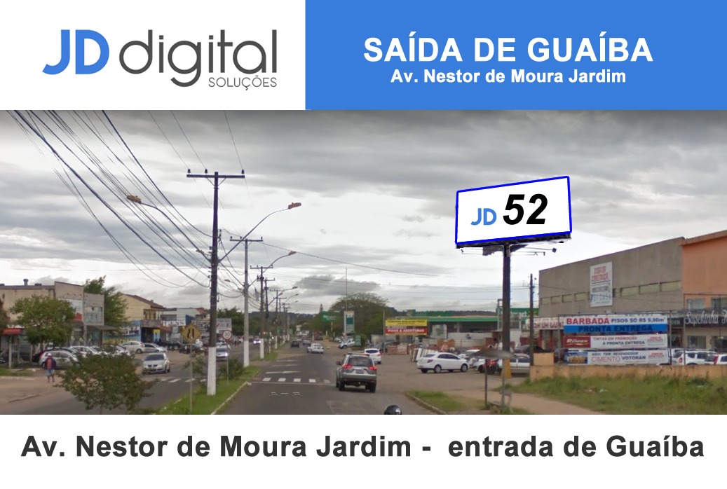 Quem não é visto não é lembrado - outdoor 13 JD Digital Comunicação Guaíba