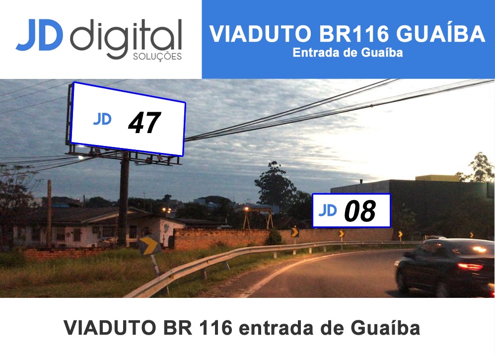 Resultado com mídia exterior - outdoor 20 JD Digital Comunicação Guaíba