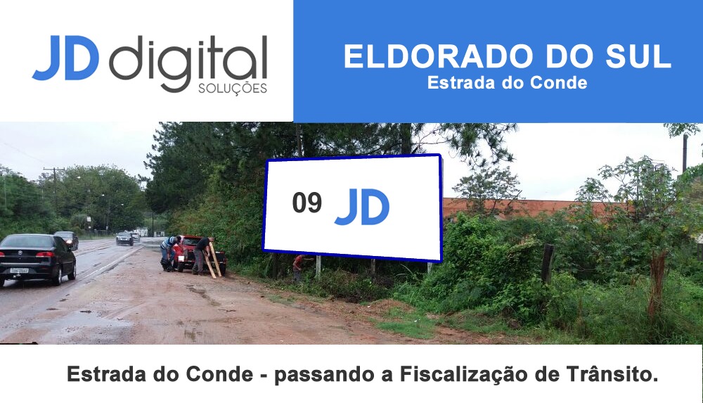 Visibilidade que gera resultado - outdoor 21 JD Digital Comunicação Guaíba