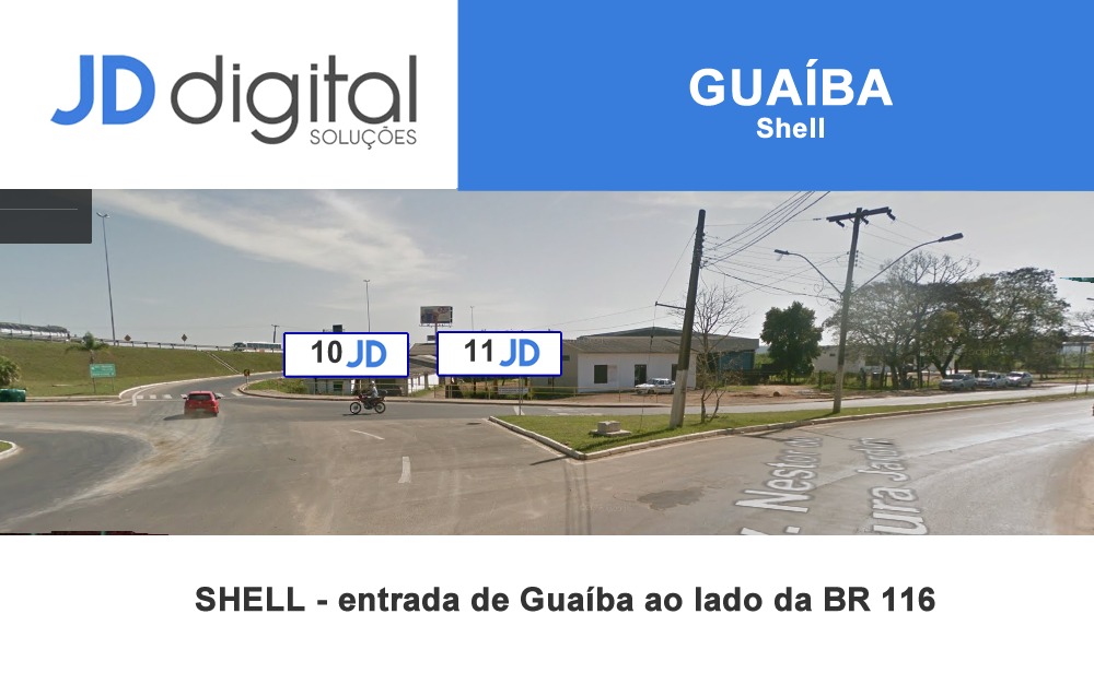 Sua marca na rua, o dia todo - outdoor 22 JD Digital Comunicação Guaíba