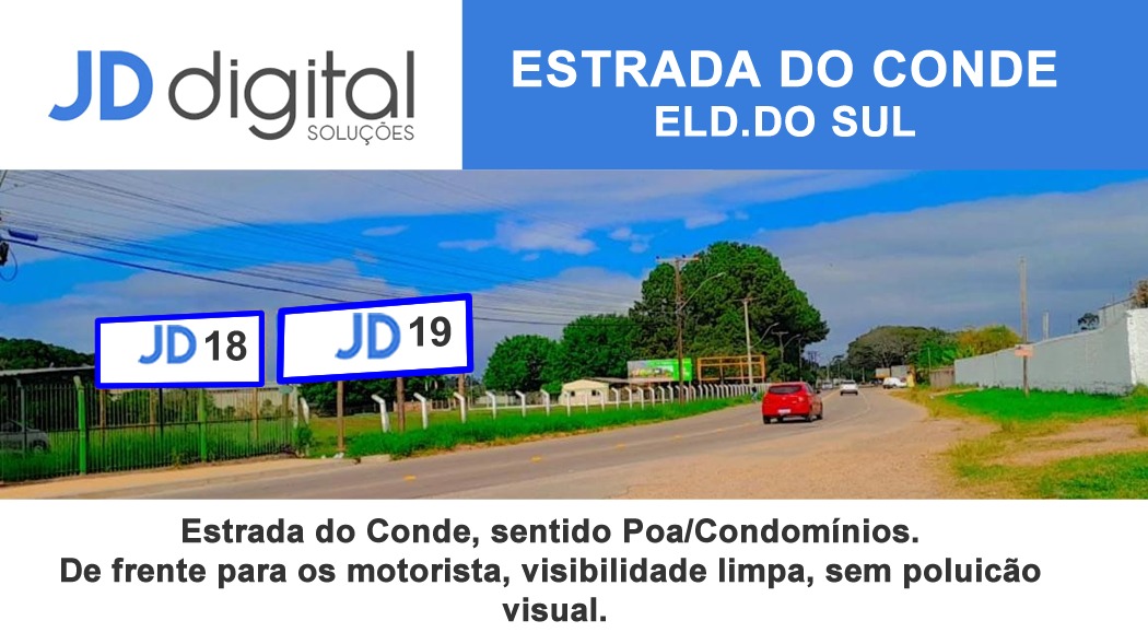 Alcance local com potência - outdoor 25 JD Digital Comunicação Guaíba