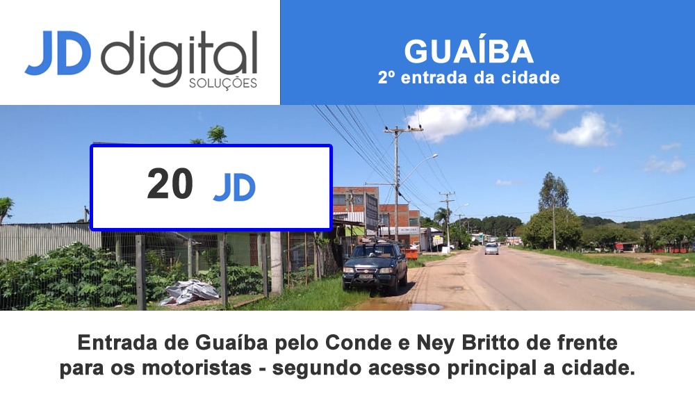 Anuncie onde o público circula - outdoor 26 JD Digital Comunicação Guaíba
