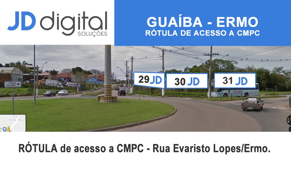 Visibilidade que gera resultado - outdoor 31 JD Digital Comunicação Guaíba