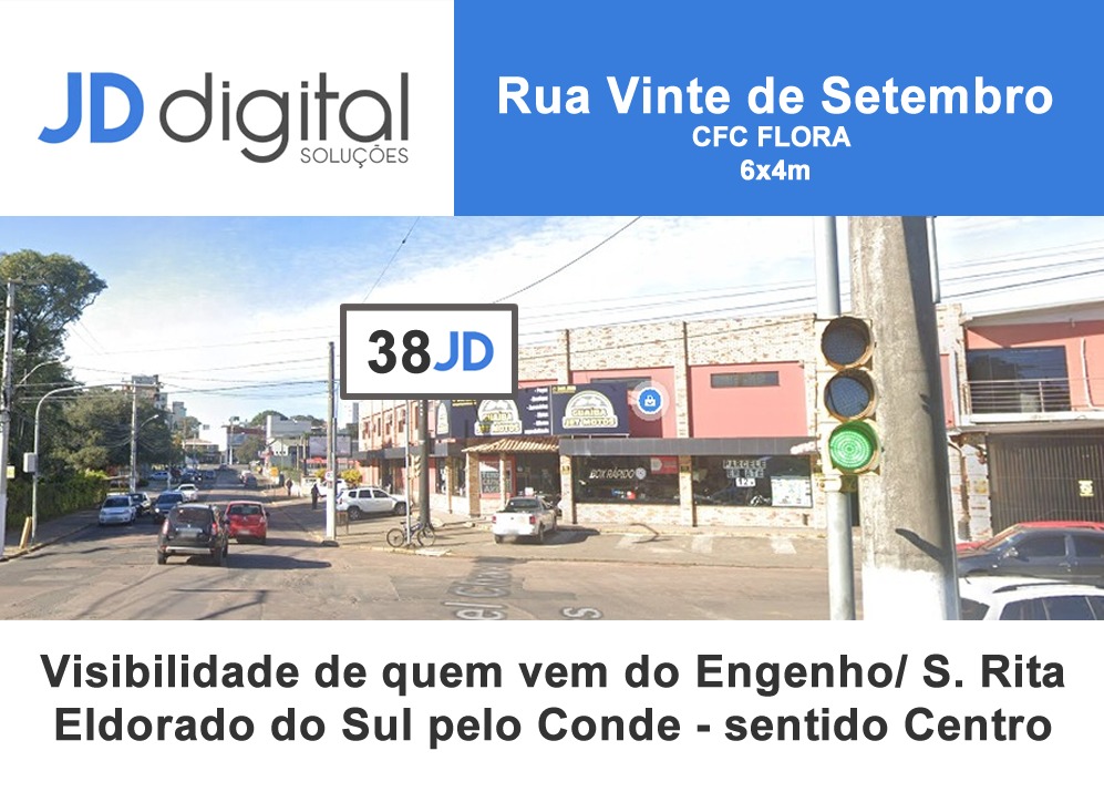 Mídia que não se pode ignorar - outdoor 7 JD Digital Comunicação Guaíba
