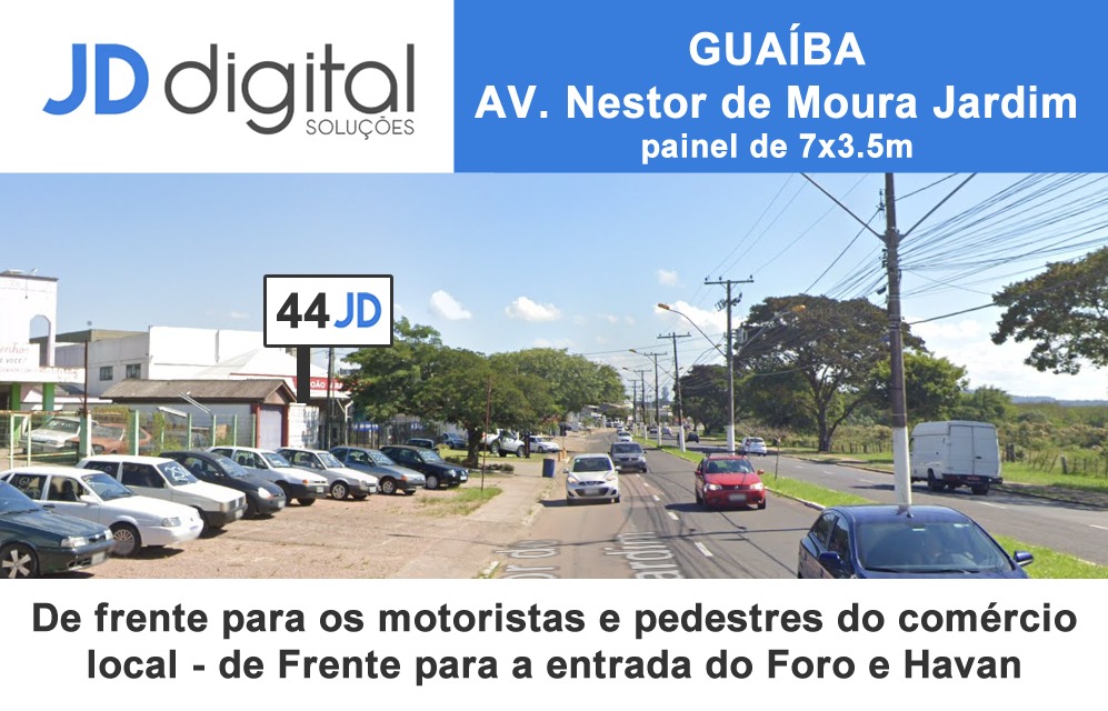 Mais exposição, mais lembrança - outdoor 8 JD Digital Comunicação Guaíba