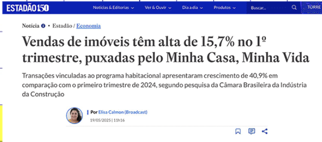 Conteúdo sobre o mercado imobiliário