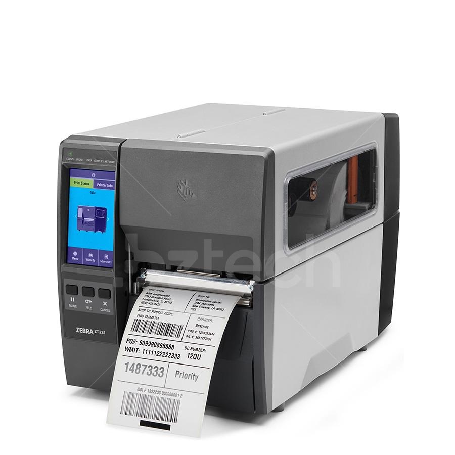 Impressora de Etiquetas Zebra ZT231 203 DPI - USB, Serial, Bluetooth e Ethernet